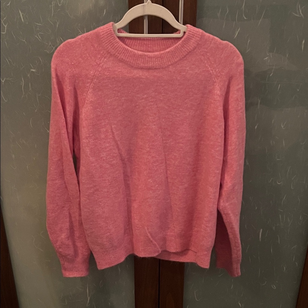 Zara Pink Crew Neck Sweater